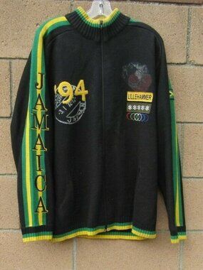 Jamaican Bobsled Team 94 Winter Olympics Jacket Lillehammer Collectible